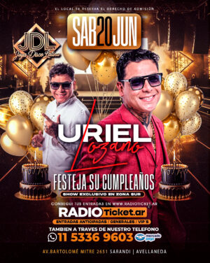 SAB.20.JUN Uriel Lozano / JOYA DISCO