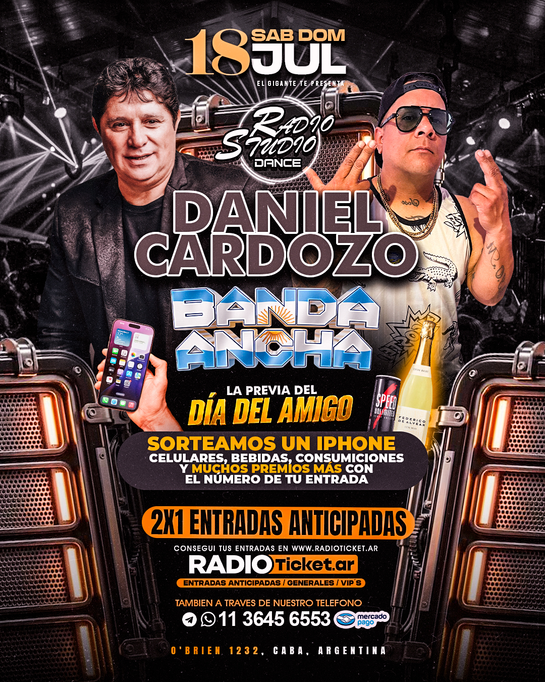 SAB.18.JUL DANIEL CARDOZO / BANDA ANCHA