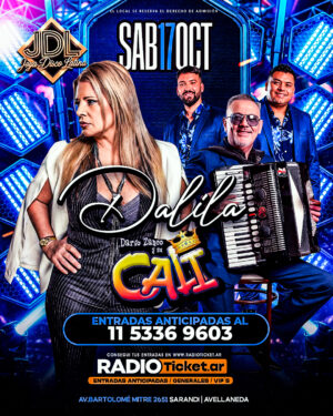 JOYA DISCO SAB.17.OCT DALILA / Grupo CALI