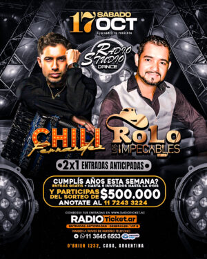 RADIO STUDIO SAB.17.OCT ROLO Y LOS IMPECABLES / CHILI FERNÁNDEZ