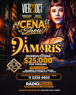 JOYA DISCO VIER.23.OCT DAMARIS Cena Show